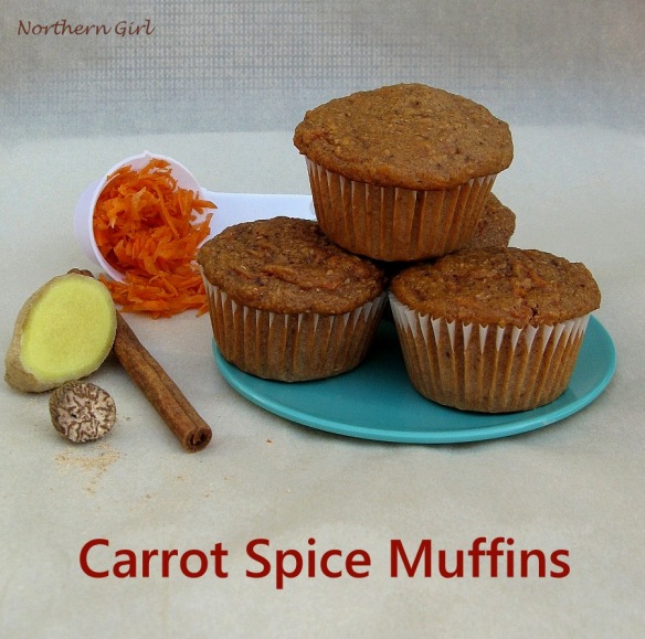 Carrot Spice Muffins - nut free, egg free recipe